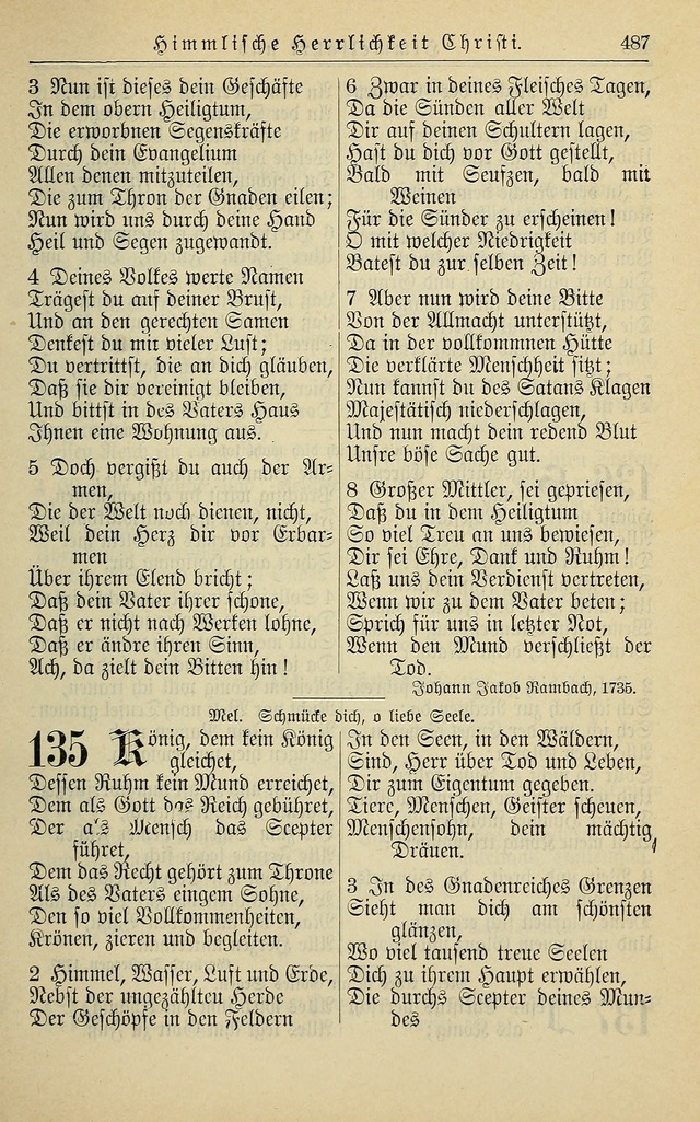 Kirchenbuch für Evangelisch-Lutherische Gemeinden page 487