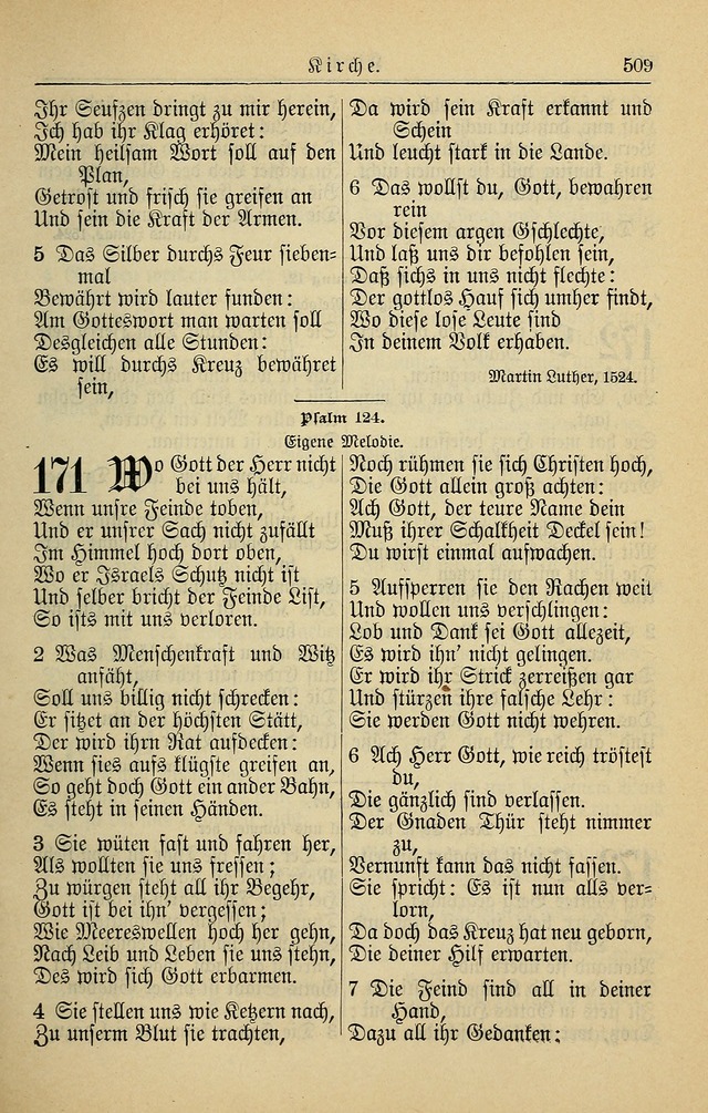 Kirchenbuch für Evangelisch-Lutherische Gemeinden page 509