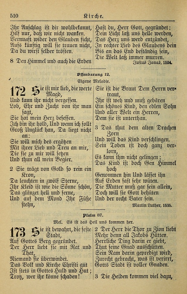 Kirchenbuch für Evangelisch-Lutherische Gemeinden page 510