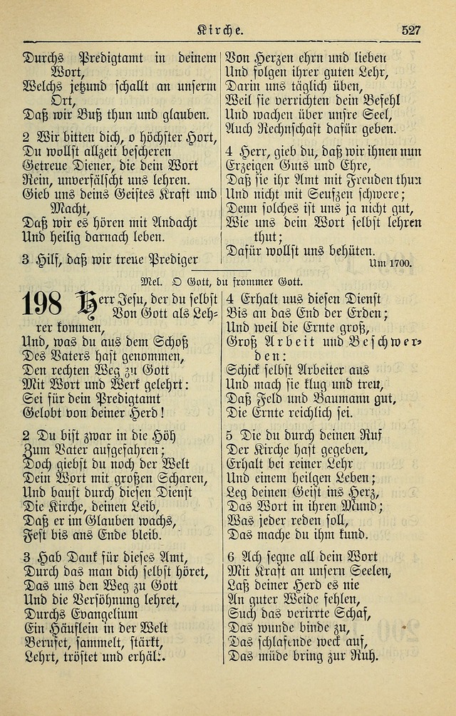 Kirchenbuch für Evangelisch-Lutherische Gemeinden page 527