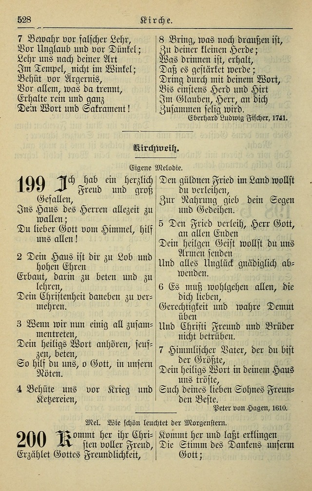 Kirchenbuch für Evangelisch-Lutherische Gemeinden page 528