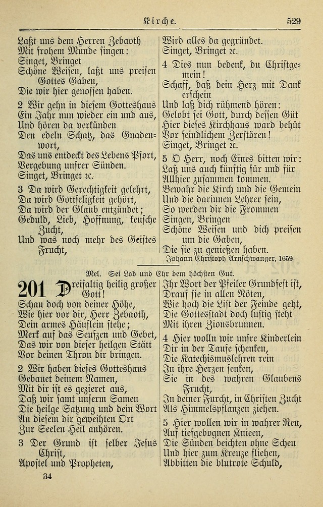 Kirchenbuch für Evangelisch-Lutherische Gemeinden page 529