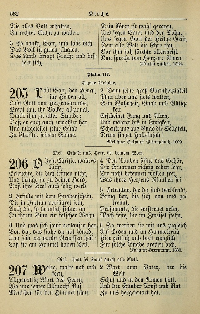 Kirchenbuch für Evangelisch-Lutherische Gemeinden page 532