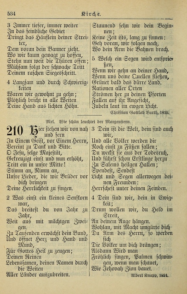 Kirchenbuch für Evangelisch-Lutherische Gemeinden page 534