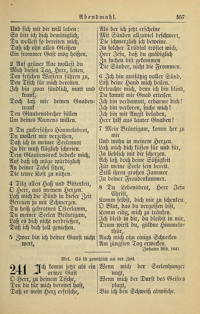 Kirchenbuch für Evangelisch-Lutherische Gemeinden page 557