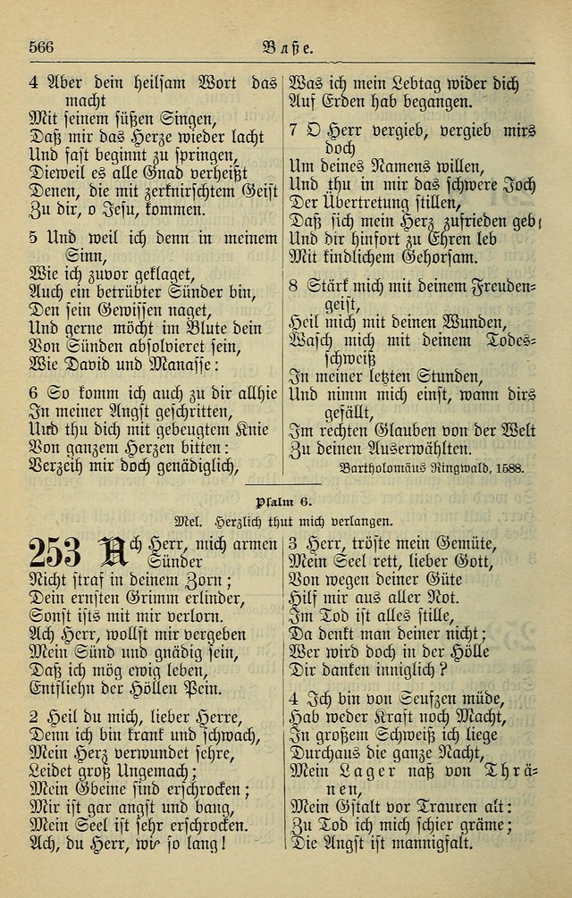 Kirchenbuch für Evangelisch-Lutherische Gemeinden page 566