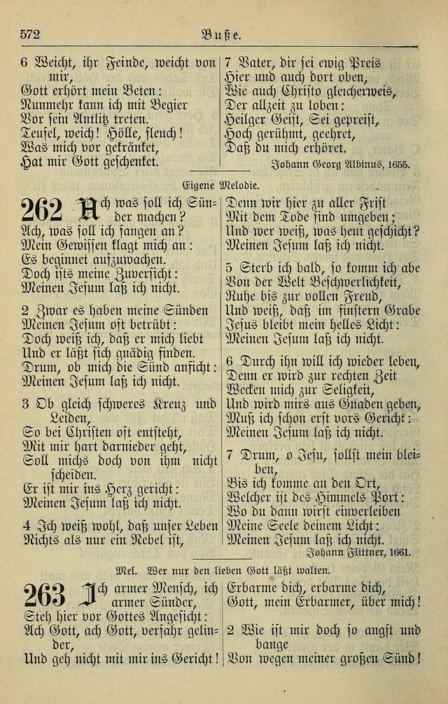 Kirchenbuch für Evangelisch-Lutherische Gemeinden page 572