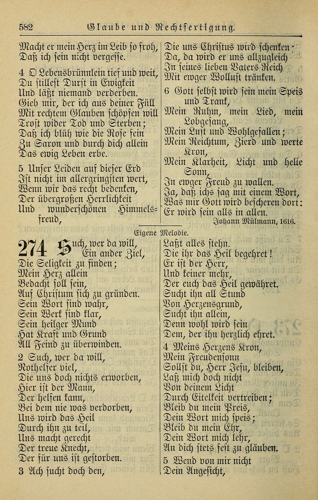 Kirchenbuch für Evangelisch-Lutherische Gemeinden page 582