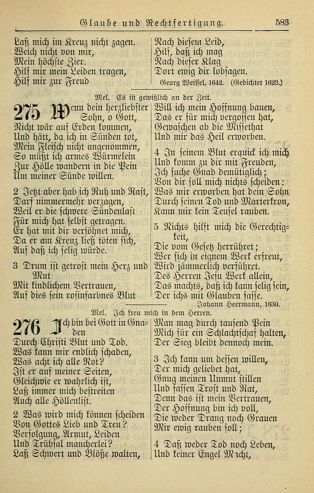 Kirchenbuch für Evangelisch-Lutherische Gemeinden page 583