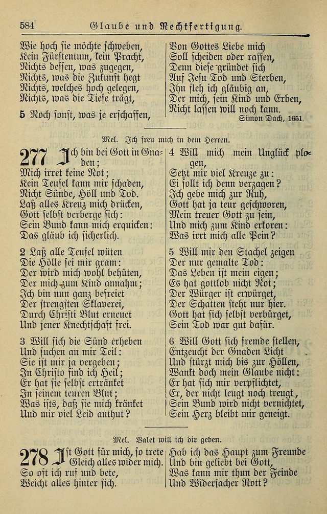 Kirchenbuch für Evangelisch-Lutherische Gemeinden page 584