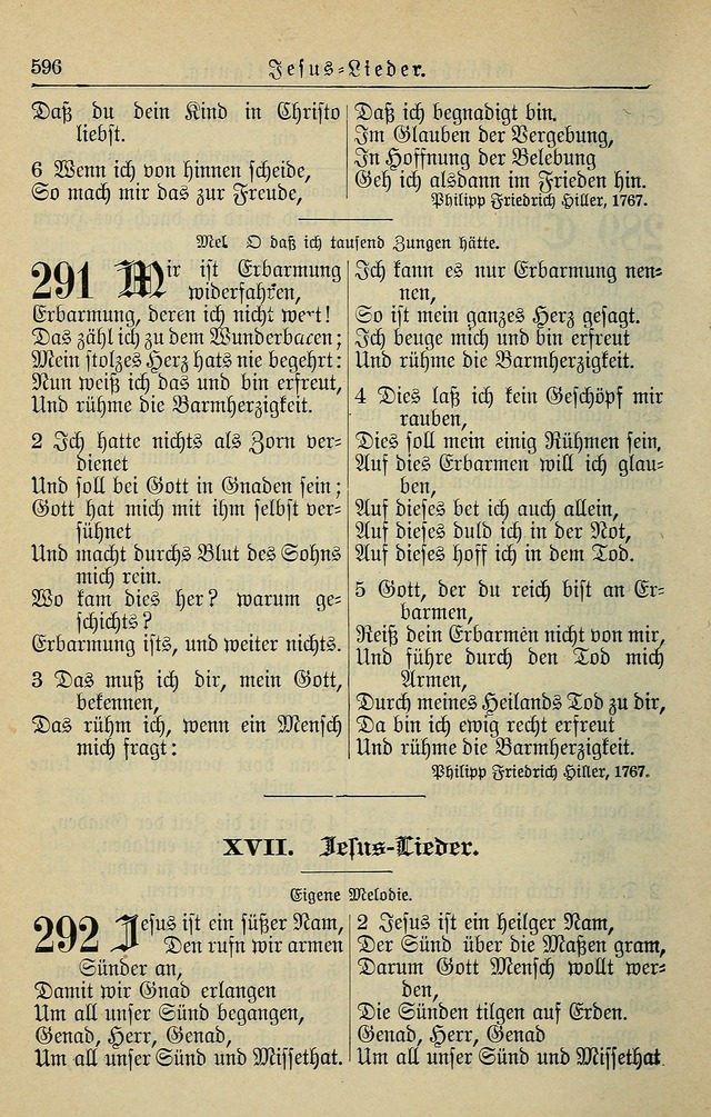 Kirchenbuch für Evangelisch-Lutherische Gemeinden page 596