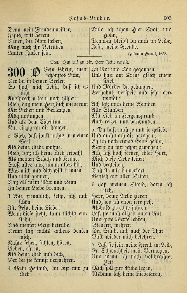 Kirchenbuch für Evangelisch-Lutherische Gemeinden page 603