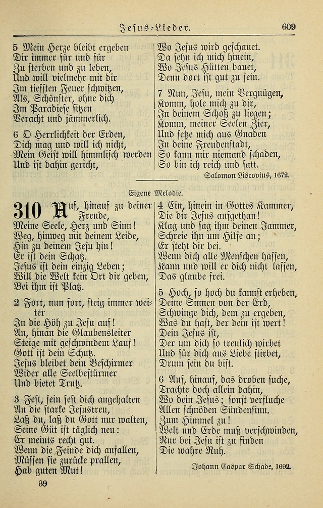 Kirchenbuch für Evangelisch-Lutherische Gemeinden page 609