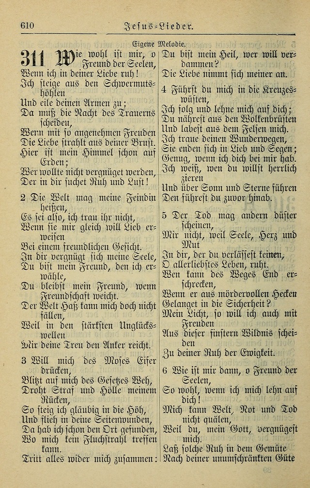 Kirchenbuch für Evangelisch-Lutherische Gemeinden page 610