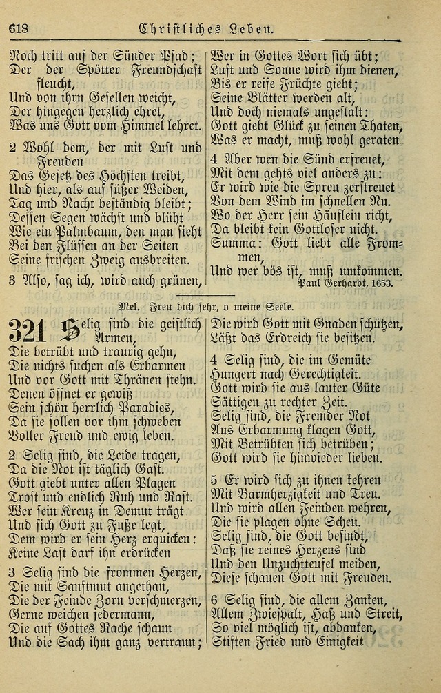 Kirchenbuch für Evangelisch-Lutherische Gemeinden page 618