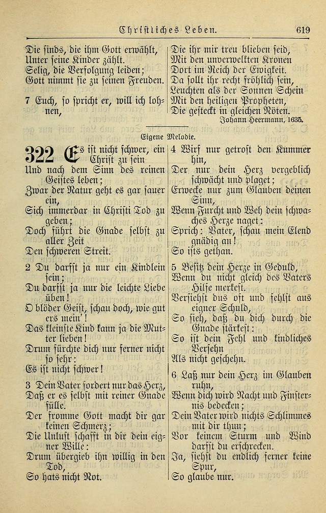 Kirchenbuch für Evangelisch-Lutherische Gemeinden page 619