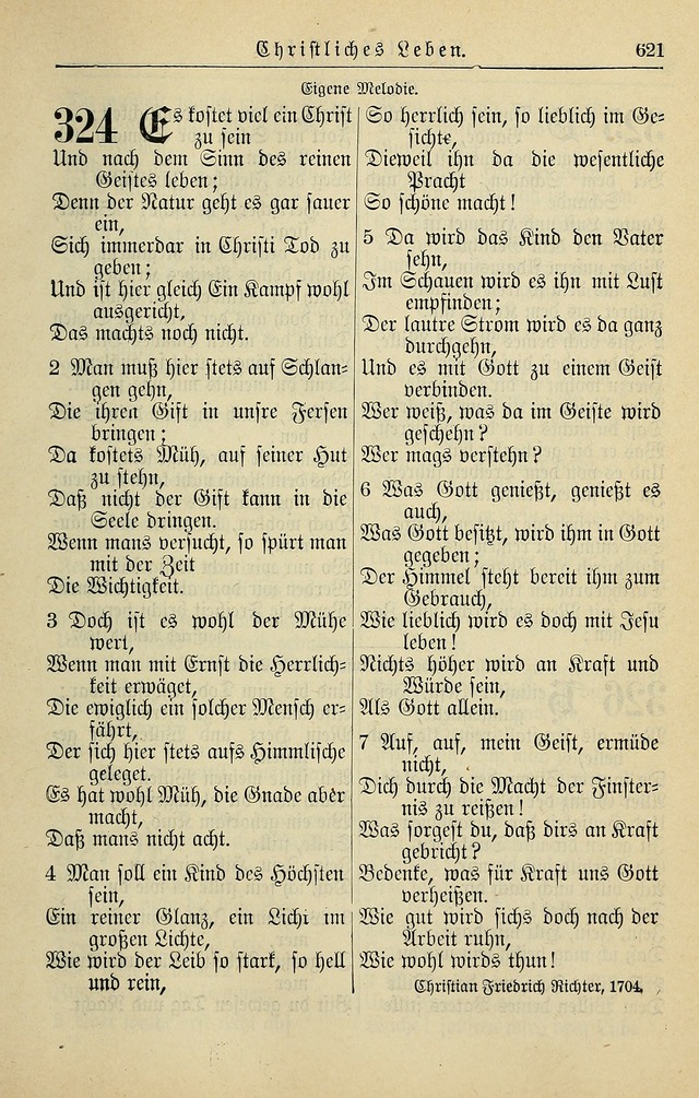 Kirchenbuch für Evangelisch-Lutherische Gemeinden page 621