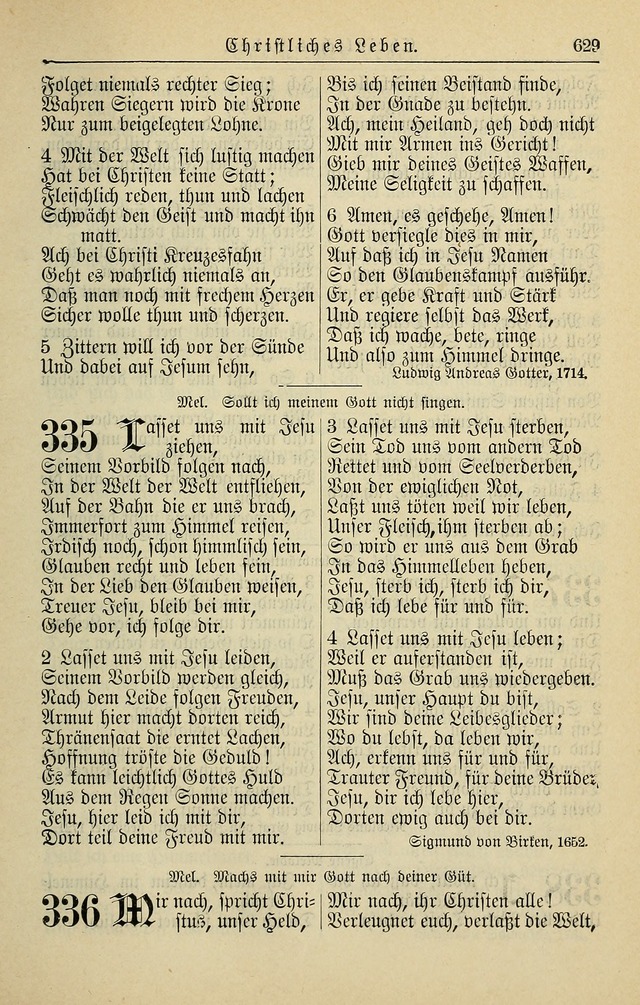 Kirchenbuch für Evangelisch-Lutherische Gemeinden page 629