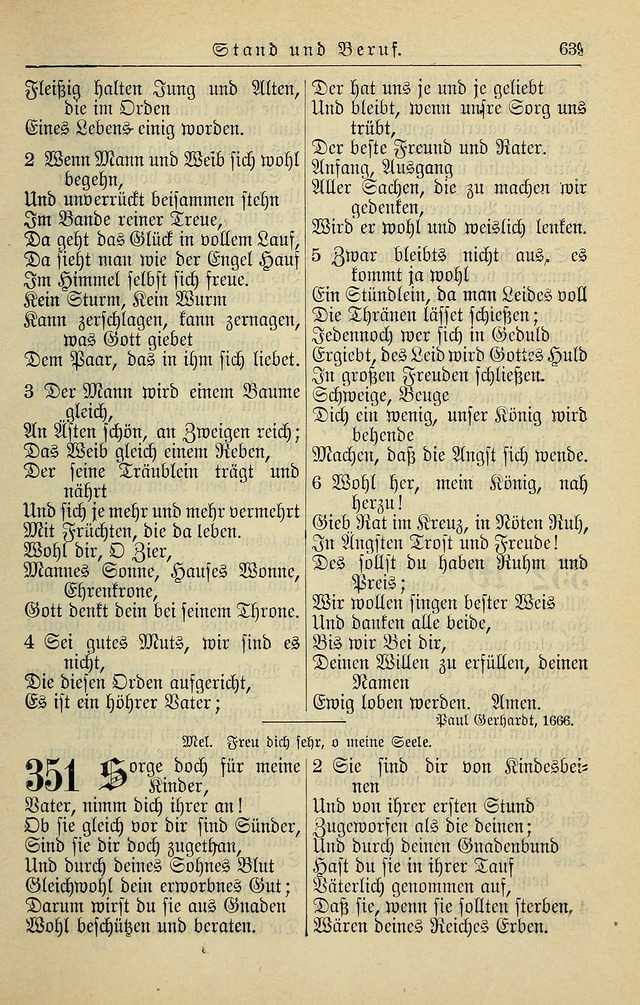 Kirchenbuch für Evangelisch-Lutherische Gemeinden page 639