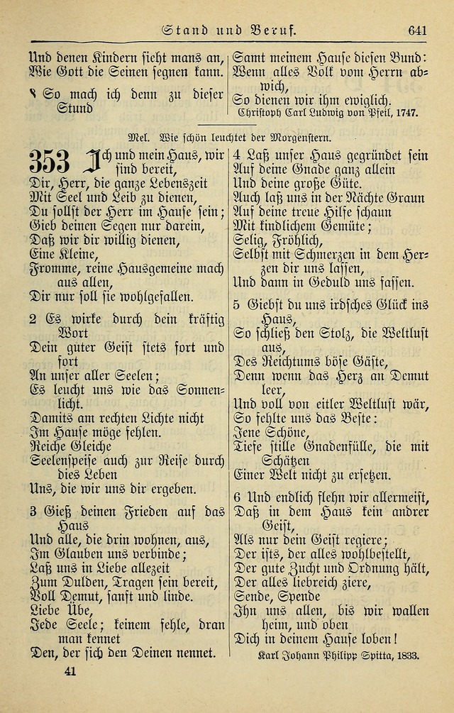 Kirchenbuch für Evangelisch-Lutherische Gemeinden page 641