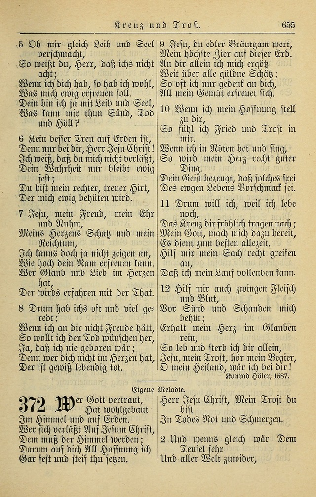 Kirchenbuch für Evangelisch-Lutherische Gemeinden page 655