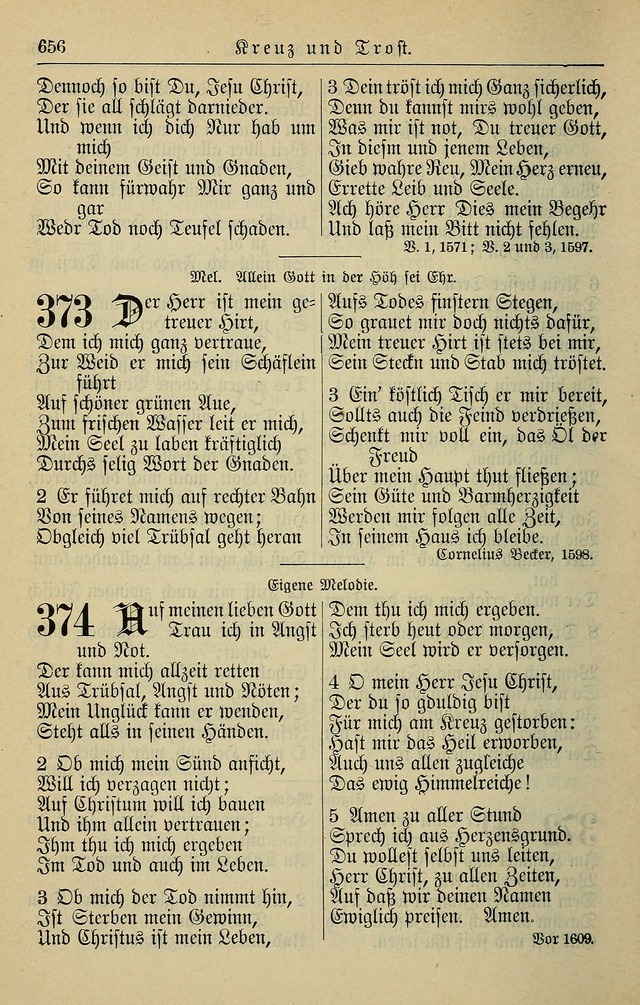 Kirchenbuch für Evangelisch-Lutherische Gemeinden page 656