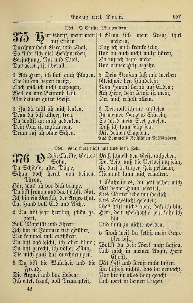 Kirchenbuch für Evangelisch-Lutherische Gemeinden page 657