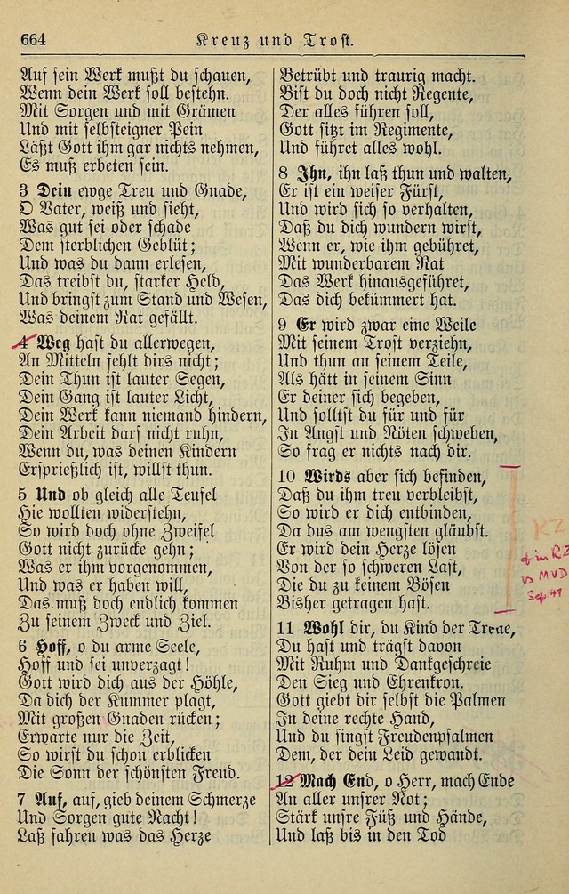 Kirchenbuch für Evangelisch-Lutherische Gemeinden page 664