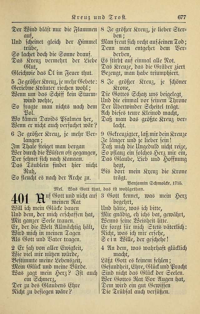 Kirchenbuch für Evangelisch-Lutherische Gemeinden page 677