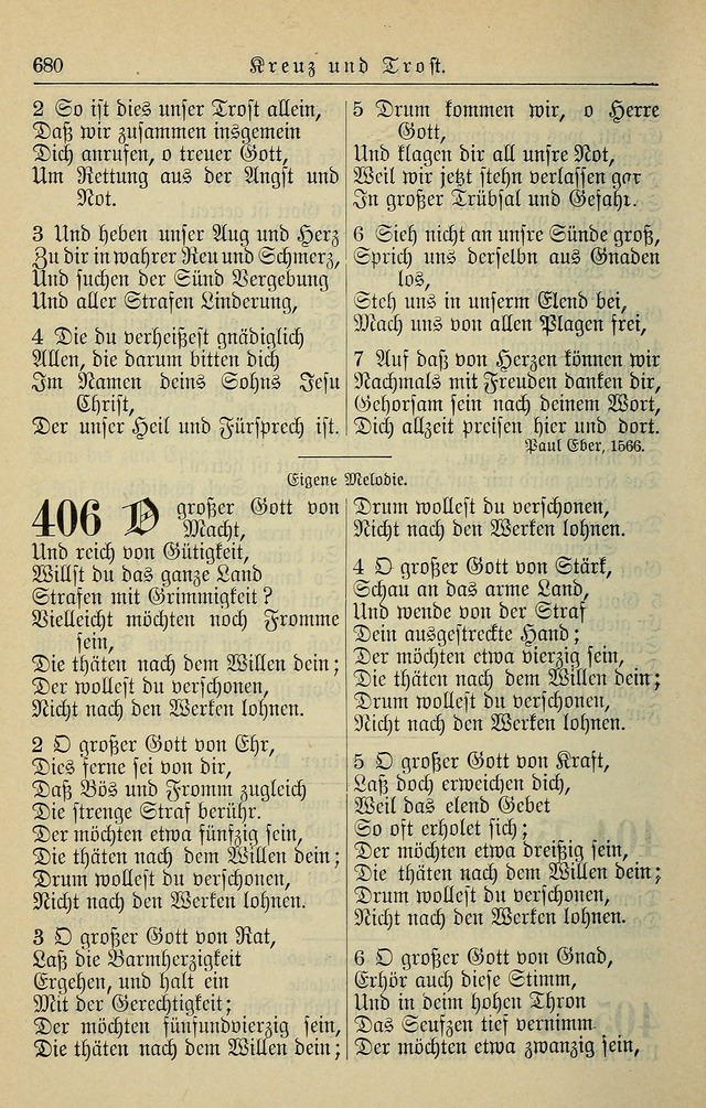 Kirchenbuch für Evangelisch-Lutherische Gemeinden page 680