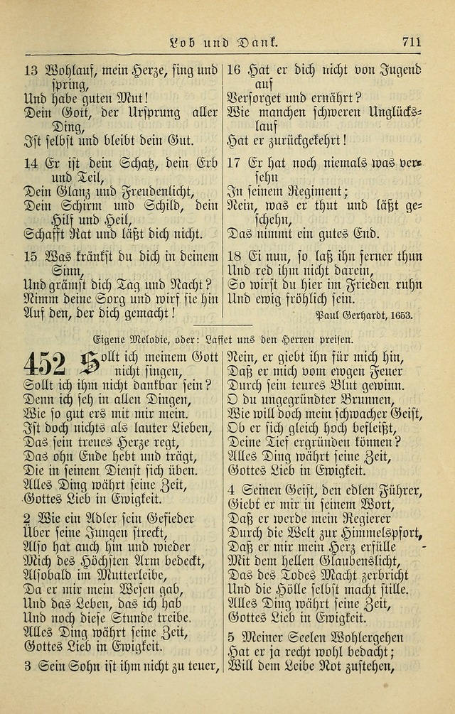 Kirchenbuch für Evangelisch-Lutherische Gemeinden page 711