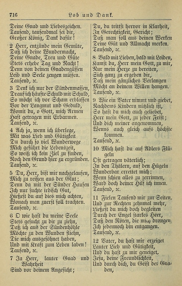 Kirchenbuch für Evangelisch-Lutherische Gemeinden page 716