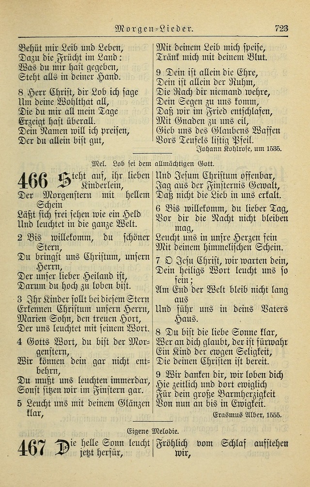 Kirchenbuch für Evangelisch-Lutherische Gemeinden page 723