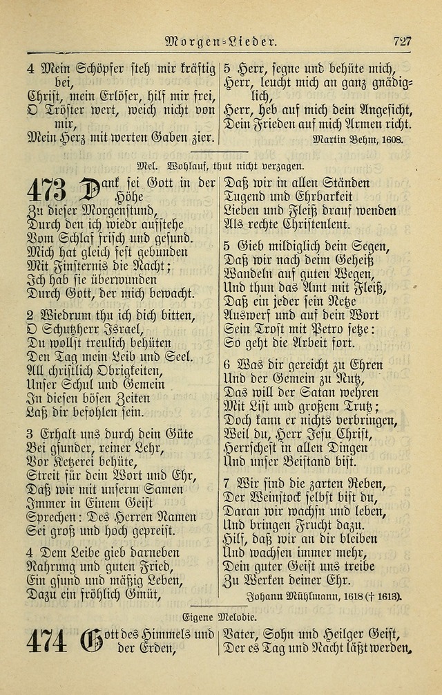 Kirchenbuch für Evangelisch-Lutherische Gemeinden page 727