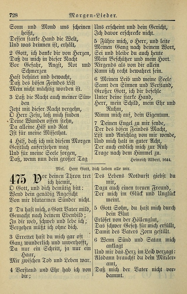 Kirchenbuch für Evangelisch-Lutherische Gemeinden page 728