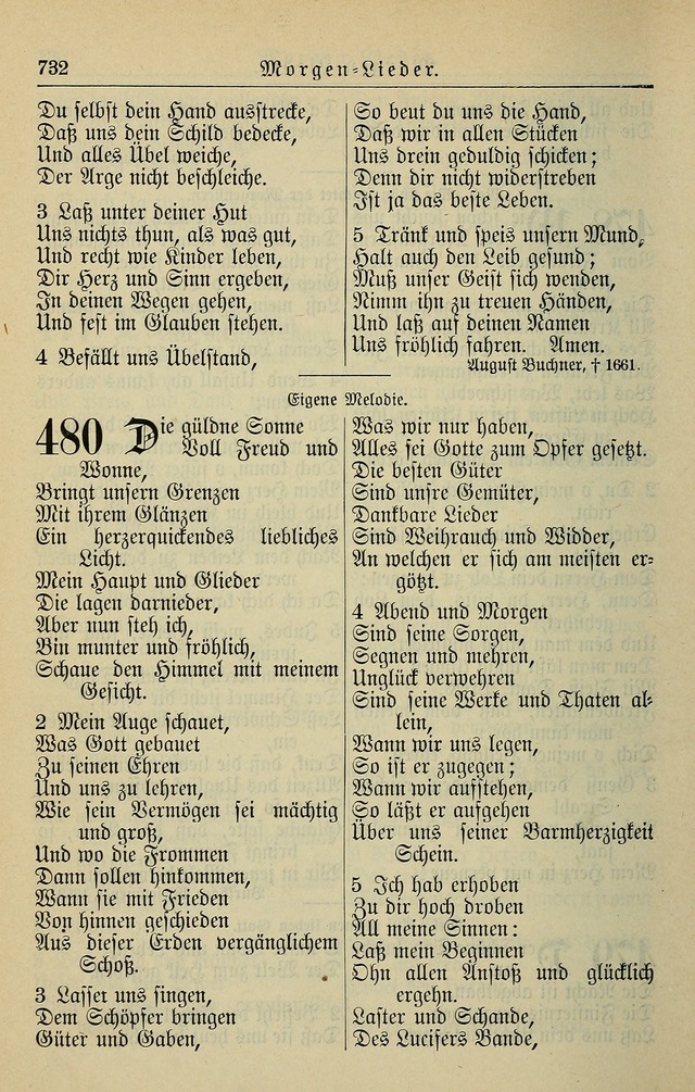 Kirchenbuch für Evangelisch-Lutherische Gemeinden page 732