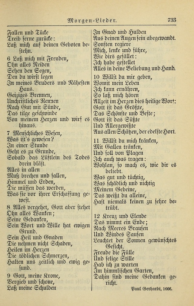 Kirchenbuch für Evangelisch-Lutherische Gemeinden page 733