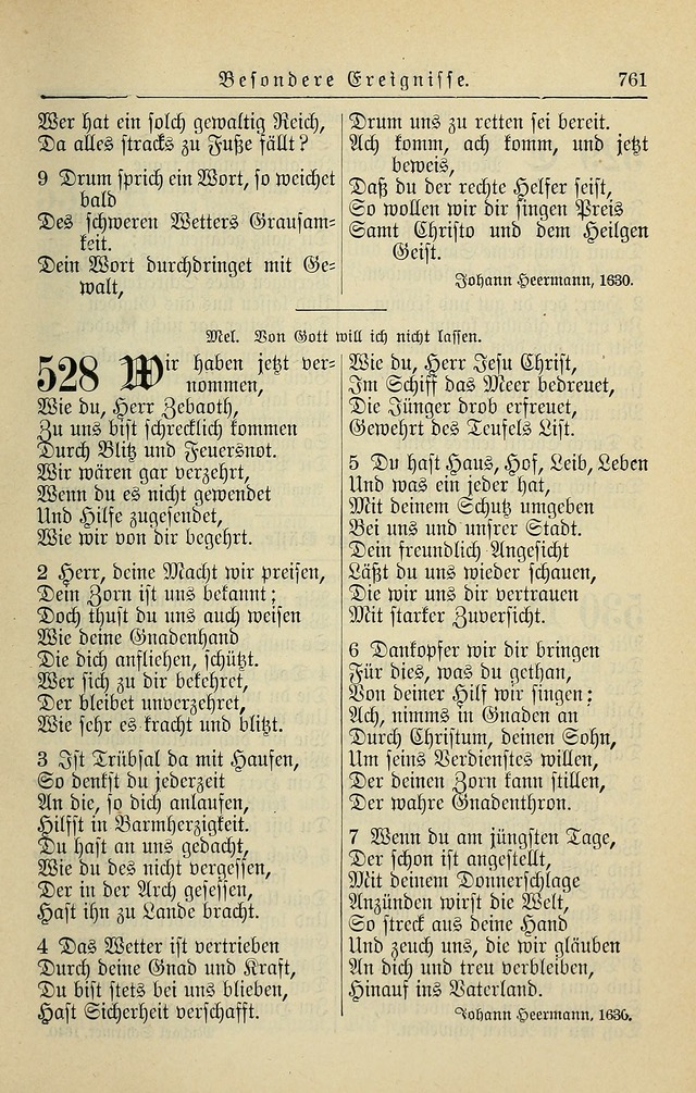 Kirchenbuch für Evangelisch-Lutherische Gemeinden page 761