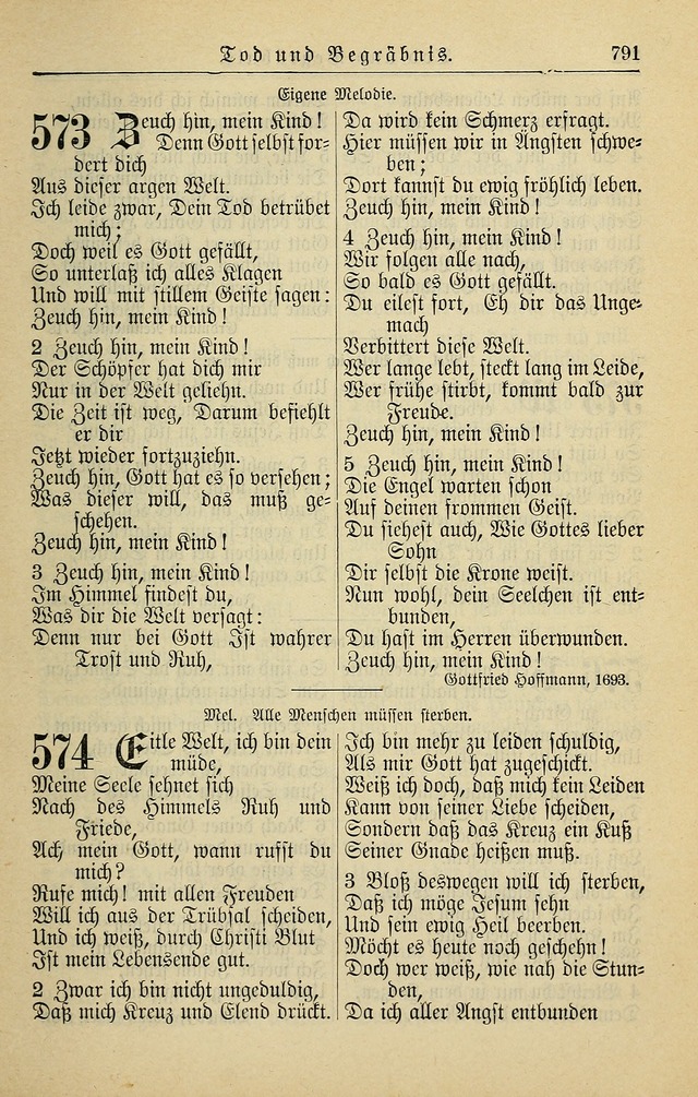 Kirchenbuch für Evangelisch-Lutherische Gemeinden page 791