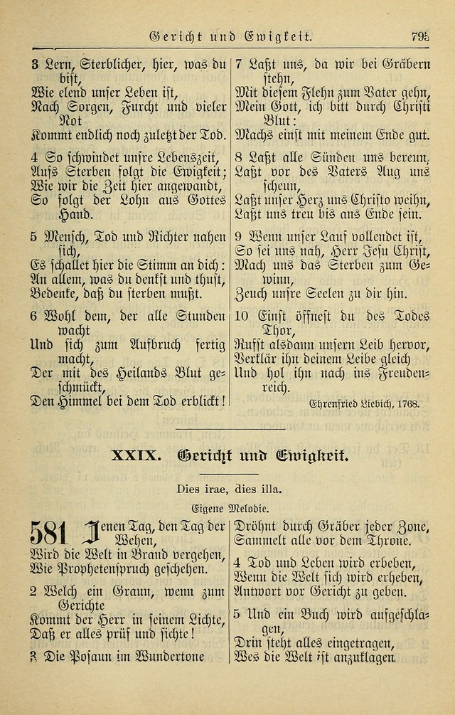 Kirchenbuch für Evangelisch-Lutherische Gemeinden page 795