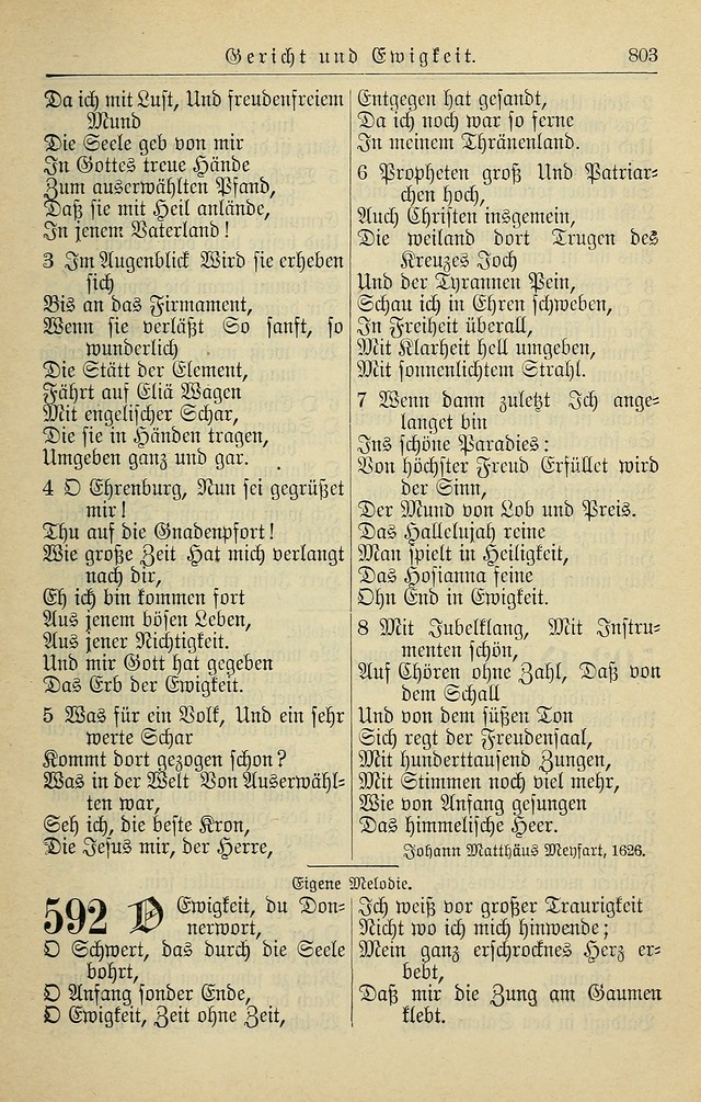 Kirchenbuch für Evangelisch-Lutherische Gemeinden page 803