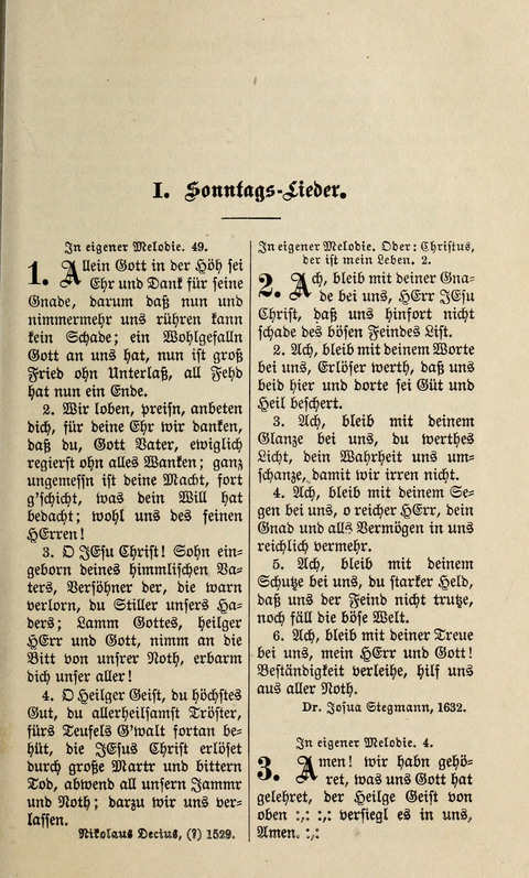 Kirchen-Gesangbuch: für Evangelisch-Lutherische Gemeinden ungeänderter Aubsburgischer Confession page 1