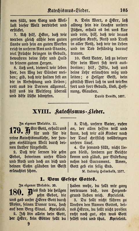 Kirchen-Gesangbuch: für Evangelisch-Lutherische Gemeinden ungeänderter Aubsburgischer Confession page 105