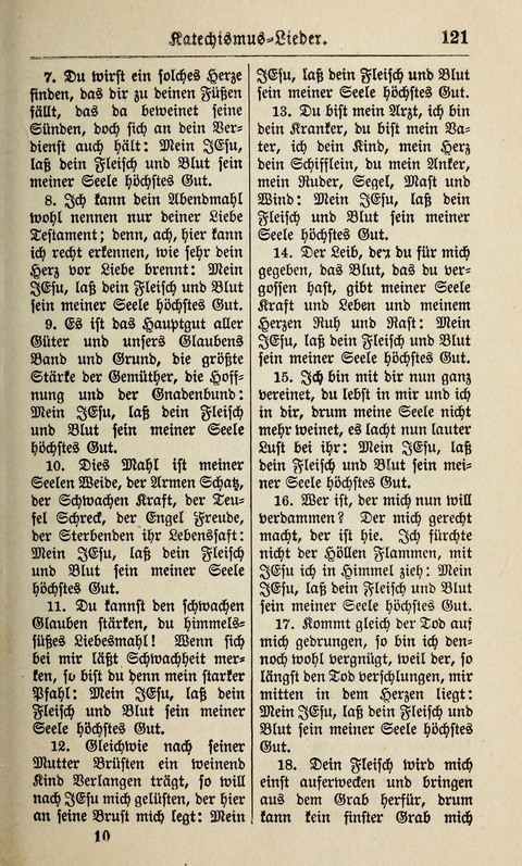 Kirchen-Gesangbuch: für Evangelisch-Lutherische Gemeinden ungeänderter Aubsburgischer Confession page 121