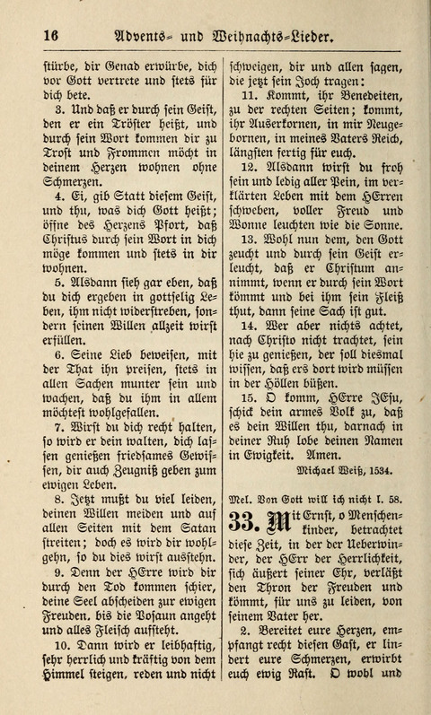 Kirchen-Gesangbuch: für Evangelisch-Lutherische Gemeinden ungeänderter Aubsburgischer Confession page 16