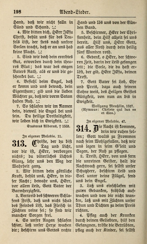 Kirchen-Gesangbuch: für Evangelisch-Lutherische Gemeinden ungeänderter Aubsburgischer Confession page 198