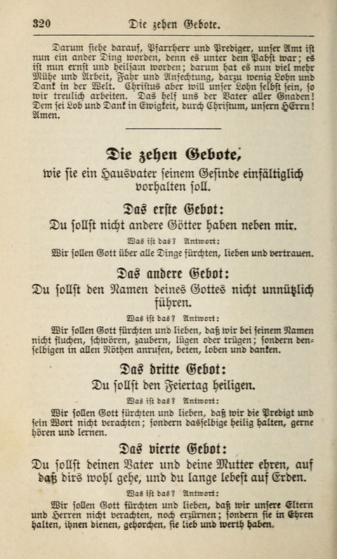 Kirchen-Gesangbuch: für Evangelisch-Lutherische Gemeinden ungeänderter Aubsburgischer Confession page 320