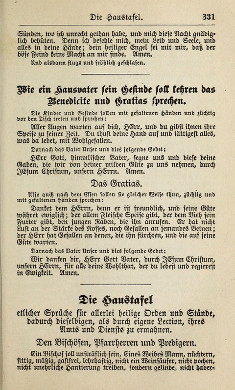 Kirchen-Gesangbuch: für Evangelisch-Lutherische Gemeinden ungeänderter Aubsburgischer Confession page 331