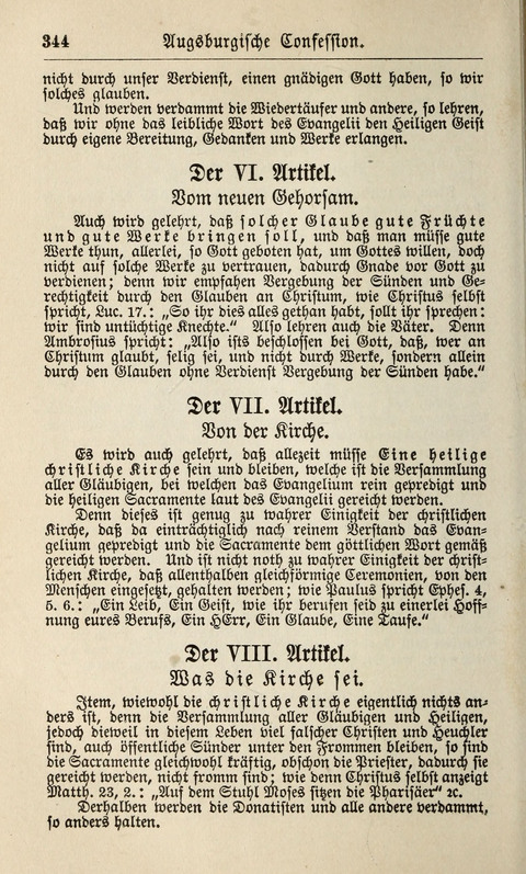 Kirchen-Gesangbuch: für Evangelisch-Lutherische Gemeinden ungeänderter Aubsburgischer Confession page 344