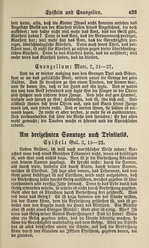 Kirchen-Gesangbuch: für Evangelisch-Lutherische Gemeinden ungeänderter Aubsburgischer Confession page 423